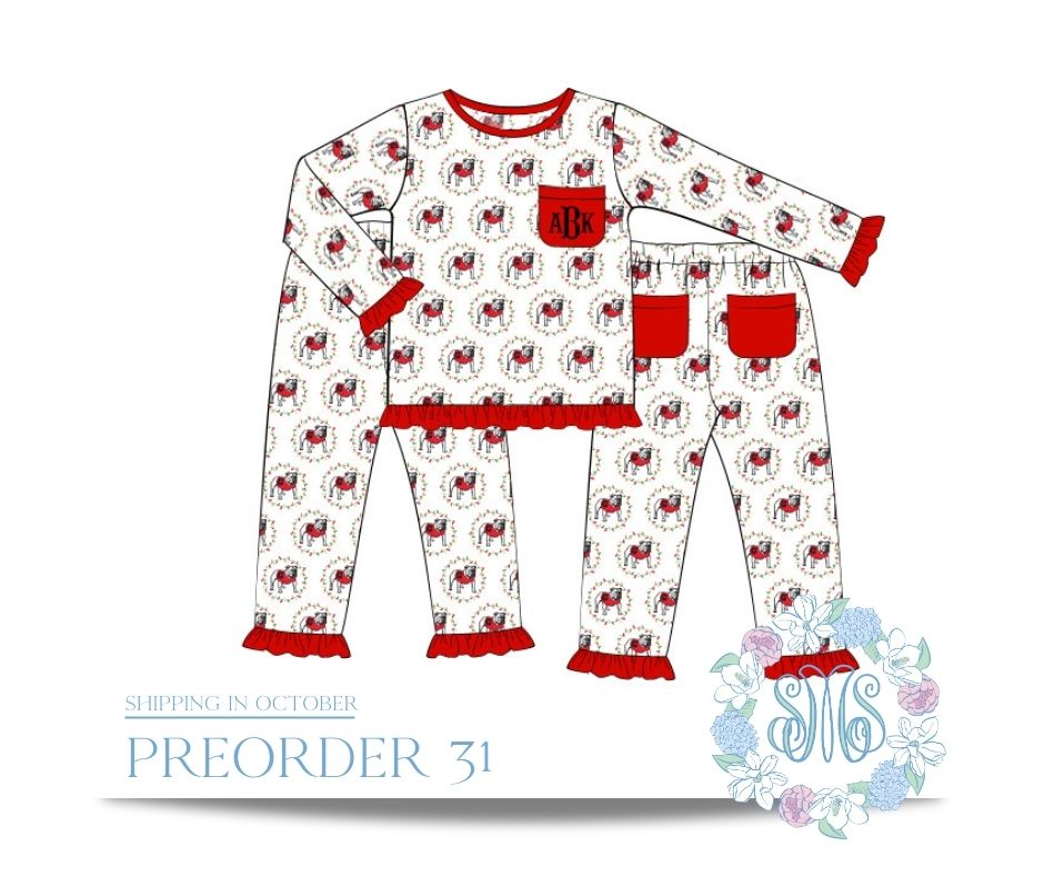 RTS: Christmas in Athens Girls Pajamas