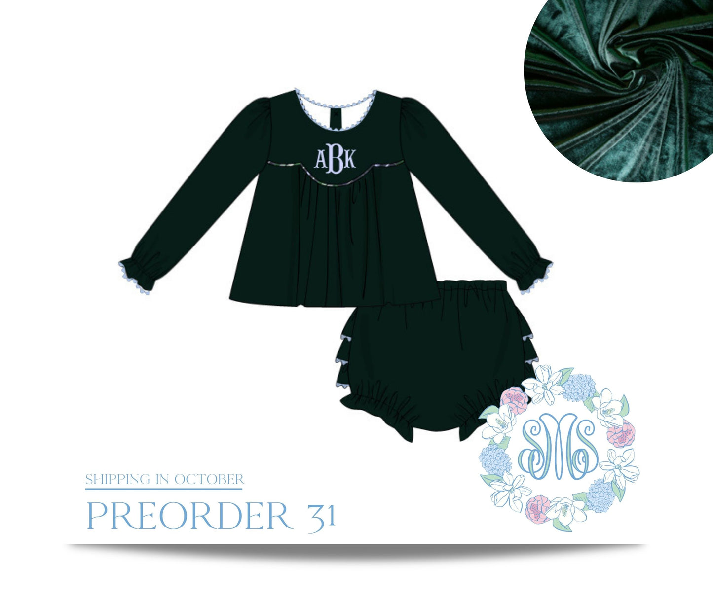 RTS: Velvet Dreams Bloomer Set