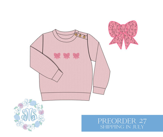 RTS: Pink Sweater - NO BOWS